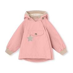 Mini A Ture rose tan transitional jacket Wai cotton lining